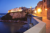 Old town with cathedral, Vieste, Gargano, Foggia Province, Puglia, Italy, Mediterranean, Europe