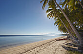 Der Strand von San Juan an der Südwestküste von Siquijor, Philippinen, Südostasien, Asien