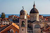 Dächer von Dubrovnik Altstadt, UNESCO Weltkulturerbe, Kroatien, Europa