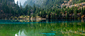 Jiuzhaigou on the edge of the Tibetan Plateau, known for its waterfalls and colourful lakes, located in the north of Sichuan, China, Asia
