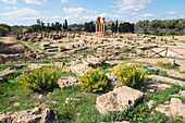Tempel von Castor, Tal der Tempel, Agrigent, UNESCO Weltkulturerbe, Sizilien, Italien, Europa