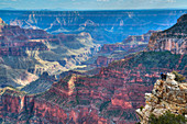 From Bright Angel Point, North Rim, Grand Canyon National Park, UNESCO World Heritage Site, Arizona, United States of America, North America