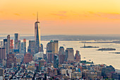Manhattan, Lower Manhattan und Downtown, World Trade Center, Freedom Tower (One World Trade Center), New York, Vereinigte Staaten von Amerika, Nordamerika