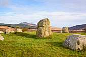 Fingals Cauldron, Machrie Moor Stein Kreise, Isle of Arran, North Ayrshire, Schottland, Großbritannien, Europa