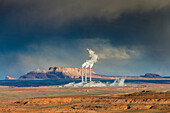 Navajo Generating Station, Navajo Indian Reserve, Page, Arizona, United States of America, North America