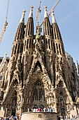 Gaudi's Cathedral of La Sagrada Familia, still under construction, UNESCO World Heritage Site, Barcelona, Catalonia, Spain, Europe