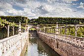 The gardens in the Chateau de Villandry, Indre-et-Loire, Loire Valley, UNESCO World Heritage Site, France, Europe