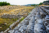 Perge stadium. Old capital of Pamphylia Secunda. Ancient Greece. Asia Minor. Turkey.
