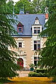 Troussay, Castle and Gardens, The smallest Castle in the Loire Valley, Chateau de Troussay, Le plus petit des Chateaux de la Loire, Cheverny, Loire et Cher, Pays de la Loire, Loire Valley, UNESCO World Heritage Site, France.