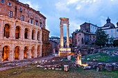 Theater of Marcellus by night. Rome, Italy.