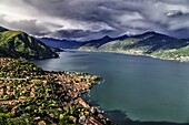 Menaggio,Lake Como ,mountains, Lombardy, Italy.