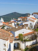 Marvao a famous medieval mountain village and tourist attraction in the Alentejo. Europe, Southern Europe, Portugal, Alentejo.