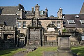 Gravestone at Greyfriars Tolbooth and Highland Kirk - Church, Edinburgh, Scotland.