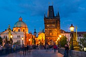 Charles Bridge, Prague, Czech Republic, Europe.