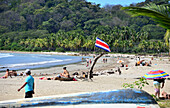 am Strand von Samara, Halbinsel Nicoya, Pazifikküste von Guanacaste, Costa Rica