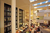 Reading area, British Library, Euston Road, Kings Cross, London, Great Britain