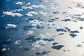 Wolken über dem Meer, Tyrrhenisches Meer, Italien, Europa