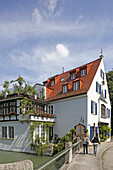 Residential house at Auer Muehlbach, Mondstrasse, Untergiesing, Munich, Upper Bavaria, Bavaria, Germany