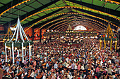 Augustiner beer tent, Oktoberfest, Munich, Upper Bavaria, Bavaria, Germany