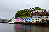 Bunte Häuser, Hafen, Portree, Ilse of Skye, Schottland