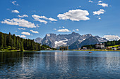 Misurina, Mountain Lake, Blue Sky, Summer, Dolomites, Alps, Italy, Europe