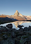 Stellisee, Matterhorn, Zermatt, Wallis, Schweiz