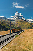 Gornergratbahn, Matterhorn, Wallis, Schweiz