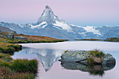 Stellisee, Matterhorn, Zermatt, Wallis, Schweiz