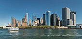 Lower Manhattan skyline, New York City, New York, USA