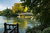 Bow Bridge, The Lake, Central Park, Manhatten, New York City, New York, USA