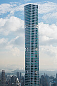 Wolkenkratzer 432 Park Avenue vom Top of the Rock, Rockefeller Center, Manhatten, New York City, New York, USA
