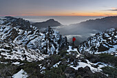 View from Pico de la Cruz, Caldera de Taburiente, island of La Palma, Canary Islands, Spain