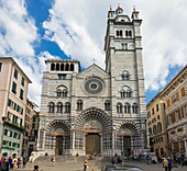 Genoa Cathedral, Genoa, Liguria, Italy.