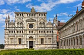 Abbey church, Certosa di Pavia monastery, Lombardy, Italy.