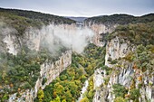 Arbayun gorges, Lumbier, Navarre, Spain.