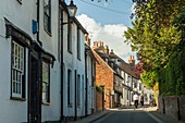 The Mint (street) in Rye, East Sussex, England.