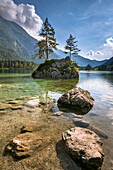 Lake Hintersee, Berchtesgadener Alpen, Bavaria, Germany, Europe