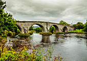 View of the Old Stirling Bridge, Stirling, Scotland, United Kingdom, Europe