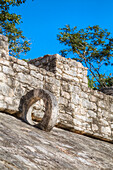 Ball Court, Coba Mayan Ruins, Quintana Roo, Mexico, North America