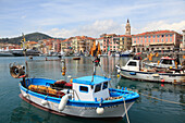 Harbor, Oneglia, Imperia, Liguria, Italian Riviera, Italy, Europe