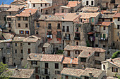 Perched medieval village of Peille, Alpes-Maritimes, Cote d'Azur, French Riviera, Provence, France, Europe