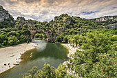 Pont d Arc , Pont d Arc, Gorges of Ardeche , Massif Central, Rhone-alpes,  France