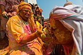 Asia, India, Nandgaon Celebration of holi festival