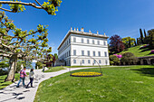 Villa Melzi d'Eril and its gardens, Bellagio, Lake Como, Lombardy, Italy