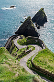 Road to Dunquin Pier, Dunquin, DIngle Peninsula, Co, Kerry, Munster, Ireland, Europe