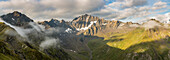 Mountains of Ferret valley, Switzerland