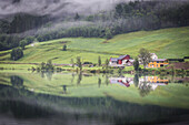 Southern Norway, houses near Bergen