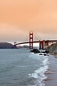 Golden Gate Bridge in San Francisco, California, United States.