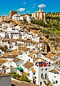 Setenil de las Bodegas, White Towns, Pueblos Blancos, Cadiz province, Andalusia, Spain, Europe.