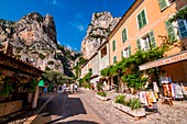 France, Provence, near Gorges du Verdon, Moustier-Sainte-Marie